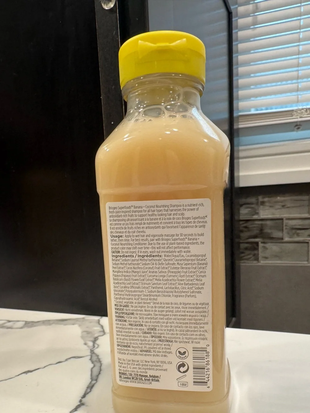 Briogeo Superfoods Banana + Coconut Nourishing Shampoo 12.5 oz | New